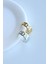 Gumet Tasarım Kadın Sıkıştırmalı Earcuff Kıkırdak Küpe Gümüş 4