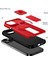 iPhone 15 Için Manyetik Kılıf, Kayar Kamera Korumalı Çift Katmanlı Darbeye Dayanıklı Telefon Kılıfı, Ayarlanabilir Stand, Kırmızı (Yurt Dışından) 2