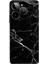 General Mobile Era 30 Kılıf Telefon Kılıfı ERA30 Baskılı Mermer Siyah 1