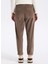 D5WL-PNT3449 Açık Kahve Relaxed Düz Kadın Pantolon 5