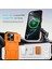 iPhone 16 Pro Için Manyetik Kılıf, Kayar Kamera Korumalı Çift Katmanlı Darbeye Dayanıklı Telefon Kılıfı, Ayarlanabilir Stand, Turuncu (Yurt Dışından) 3