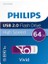 Philips Vivid Serisi 64GB USB 2.0 High Speed Flash Bellek (FM64FD05B/00) 1