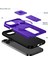 iPhone 14/iphone 13 Için Manyetik Kılıf, Kayar Kamera Korumalı Çift Katmanlı Darbeye Dayanıklı Telefon Kılıfı, Ayarlanabilir Stand, Mor (Yurt Dışından) 2