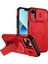 iPhone 14/iphone 13 Için Manyetik Kılıf, Kayar Kamera Korumalı Çift Katmanlı Darbeye Dayanıklı Telefon Kılıfı, Ayarlanabilir Stand, Kırmızı (Yurt Dışından) 1