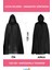 Siyah Uzun Kapüşonlu Pelerin 120 cm Unisex 1