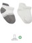 2'li Penye Sneakers Çorap BS20105 Ekru Gri 1