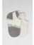2'li Penye Sneakers Çorap BS20105 Ekru Gri 4