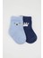 Bear Penye Soket Çorap 2'li Mavi 2