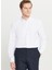 Tailored Fit Düğmeli Yaka Beyaz Erkek Gömlek ACE020261597_BYZ 1