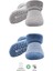 Çemberli Kaymaz Havlu Soket Çorap 2'li Indigo Gri 1