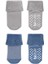 Çemberli Kaymaz Havlu Soket Çorap 2'li Indigo Gri 2