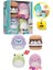 Micromallows Squishmallows Mini Yumuşak Peluş Oyuncak 4 Lü Figür Seti - 6 cm - Model - 1 1