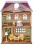 Sylvanian Families Eşyalı Güneş Tavşanı Anne Rooney ve Bebek Wesley Wisteria Aksesuar Teraslı Ev Set 3