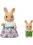 Sylvanian Families Eşyalı Güneş Tavşanı Anne Rooney ve Bebek Wesley Wisteria Aksesuar Teraslı Ev Set 4