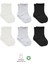 Penye Soket Çorap 6'lı Ekru Gri Siyah 1