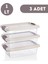 Saklama Kabı 3 Adet 1 Lt Saklama Kutusu Depolama Düzenleyici Gıda ile Temas Uyumlu 1