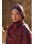 Kırmızı Ed Scarf Bouqet Şal 3