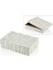 La Medore Hasır Desen Buyuk Beyaz Kutu 30X20X8,5 cm 1