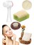 5'li Kabak Lifli Avokado Sabun Yüz Pedi Cilt Temizleme Fırçası Sıkılaştırma Temizleme Peeling Seti 1