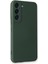 Samsung Galaxy S23 Kılıf Nano Içi Kadife Silikon - Koyu Yeşil (K95) 2