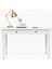 110 cm Masif Beyaz Tornalı Çalışma Masası 3