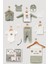 Erkek Bebek 0-3 Ay Organik Pamuk Only Bear Nakışlı 10 Lu Premium Set 1