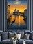 Gece,şehir ve Deniz Manzarası Dekoratif Kanvas - Mdf Ahşap Tablo 2