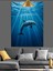 Yunus Balık Denizaltı Mavi Dekoratif Kanvas - Mdf Ahşap Tablo 1