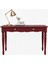 120 cm Masif Kırmızı Tornalı Çalışma Masası 2