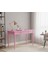 120 cm Masif Pembe Tornalı Çalışma Masası 1