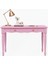120 cm Masif Pembe Tornalı Çalışma Masası 2