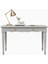 120 cm Masif Açık Gri Tornalı Çalışma Masası 3