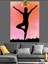 Silüet Dans Eden Kadın Figürü Dekoratif Kanvas - Mdf Ahşap Tablo 4