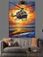 Kurtarma Helikopteri Deniz Manzarası Dekoratif Kanvas - Mdf Ahşap Tablo 4