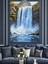 Şelale Doğa Manzarası Resmi Dekoratif Kanvas - Mdf Ahşap Tablo 1