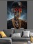 Iskelet Savaşçı Zırhlı Komutan Dekoratif Kanvas - Mdf Ahşap Tablo 1