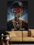 Iskelet Savaşçı Zırhlı Komutan Dekoratif Kanvas - Mdf Ahşap Tablo 4
