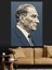 Klasik Siyah Beyaz Portre M.k.atatürk Dekoratif Kanvas - Mdf Ahşap Tablo 3