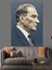 Klasik Siyah Beyaz Portre M.k.atatürk Dekoratif Kanvas - Mdf Ahşap Tablo 4