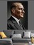 Türkiye Cumhuriyeti Kurucusu Atatürk Dekoratif Kanvas - Mdf Ahşap Tablo 5