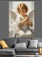 Kanatlı Bebek Melek Figürü Dekoratif Kanvas - Mdf Ahşap Tablo 2