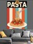 Spagetti Makarna Yiyecek Posteri Dekoratif Kanvas - Mdf Ahşap Tablo 1