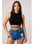 Kadın Siyah Çapraz Bağlamalı Crop Top Büstiyer – Modern ve Şık Tasarım 1
