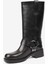 Kadın Siyah Hakiki Deri Topuklu Çizme 4K2TC59157 10