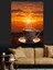 Gün Batımı Kahve Keyfi Dekoratif Kanvas - Mdf Ahşap Tablo 2