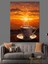 Gün Batımı Kahve Keyfi Dekoratif Kanvas - Mdf Ahşap Tablo 3