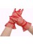 Kısa Boy Likralı Güpürlü Yetişkin Tül Eldiven 2