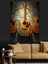Gitar Müzik Enstrümanı Sanatı Dekoratif Kanvas - Mdf Ahşap Tablo 2