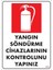 Yangın Söndürme Tüpü Uyarı Levhası 25X35 KOD:860 1