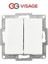 Visage Beyaz Komütatör Anahtar Çerçevesiz - Priz ve Anahtar Için Uyumlu Çerçeve 1